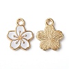 Alloy Enamel Charms X-ENAM-S121-121C-1