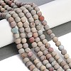 Natural Aqua Terra Jasper Beads Strands G-N0128-48F-8mm-7