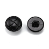 1-Hole Plastic Buttons BUTT-WH0027-03A-01-2