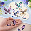 DIY Butterfly Wings Dangle Earring Making Sets DIY-TA0013-26-5