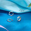 4Pcs 4 Styles 925 Sterling Silver Cuff Earrings EJEW-PH0001-38P-4