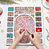 Wooden Bead Design Boards WOOD-WH0042-26C-3
