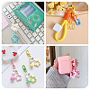 70Pcs 7 Colors Transparent Luminous Acrylic Pendants TACR-TA0001-65-9