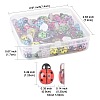 120Pcs Transparent Resin Insect Decoden Cabochons CRES-FS0001-30-4