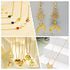 300Pcs 3 Styles Rack Plating Brass Open Jump Rings KK-BBC0023-05G-5