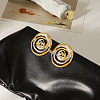 304 Stainless Steel Stud Earrings for Women WG388DD-01-3