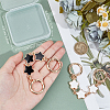 2Pcs 2 Colors Alloy Enamel Purse Strap Extenders FIND-BBC0002-48-3