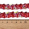 Baking Paint Electroplate Transparent Glass Beads Strands EGLA-Q136-03A-11-4