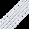 Imitation Jade Glass Beads Strands X-GLAA-K062-A01-09-2