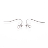 Brass Earring Hooks KK-L198-001P-1