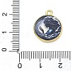 Printed Brass Pendants KK-CBAF4A6-01G-08-3