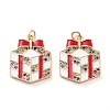 Christmas Theme Rack Plating Brass Pendants KK-M280-11A-G-1