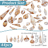 22Pcs Opaque Acrylic Pendants SACR-PH0002-26-2
