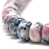 Synthetic Ocean White Jade Beads Strands G-S257-5x10mm-10-3