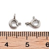 Non-Tarnish 316 Stainless Steel Spring Ring Clasps STAS-B072-08P-01-3