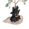 Halloween Theme Natural Green Aventurine Chips Tree of Life Decorations DJEW-B013-02D-3