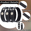 18Pcs PU Leather Snap Bracelets for Women Men BJEW-CY0001-13B-6