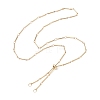 Brass Bar Link Chain Necklace Making AJEW-JB01188-01-1