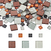 Elecrelive 272Pcs 2 Style Square Transparent Glass Cabochons GLAA-EL0001-01B-8