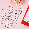 30Pcs 3 Style Brass Linking Rings KK-CN0001-55-4