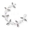 Angel Fairy Shape Electroplate Transparent Glass Beads Strands AJEW-JB01181-01-2