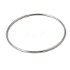 2MM 304 Stainless Steel Bangles for Women SA-CBA37BC-23A-P-4
