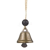 2Pcs 2 Styles Iron Bell Pendant Decorations HJEW-JM02178-3