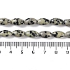 Natural Dalmatian Jasper Beads Strands G-K362-I14-06-5