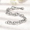 201 Stainless Steel Cable Chain Bracelets STAS-T077-01P-3