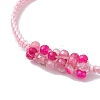 Natural Mixed Gemstone Beaded Braided Bead Bracelets BJEW-MZ00253-5