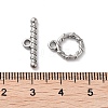 304 Stainless Steel Ring Toggle Clasps STAS-A092-09D-P-3