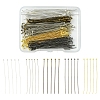 250Pcs 5 Colors Brass Ball Head Pins KK-FS0001-42-1