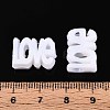 Opaque Acrylic European Beads SACR-Q190-22K-3