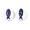 Handmade Porcelain Beads X-PORC-T134-03-3