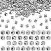 Plated Acrylic Beads PACR-PA0001-02-1