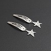 Alloy Snap Hair Clips PW-WG99FF8-02-1