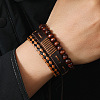 3Pcs Imitation Leather Braided Bracelets for Men PW-WGA96D4-01-3