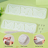 2Pcs 2 Styles DIY Butterfly Quicksand Silicone Molds DIY-TA0009-80-4