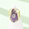 Natural Amethyst Cuff Rings GG-CBA5FCC-03G-05-1