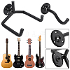 2 Bags Wall-mounted Iron Guitar Hook Hanger ODIS-WR0001-80B-3