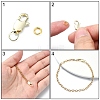 Brass Lobster Claw Clasps DIY-YW0009-37G-5