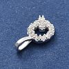 925 Sterling Silver with Cubic Zirconia Charms STER-Q004-01Q-S-2