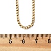 Ion Plating(IP) 304 Stainless Steel Curb Chain Necklaces NJEW-K099-04G-2