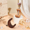 2 Sets 2 Color Glass Car Flower Vase Clip Holder AJEW-OC0005-69-5
