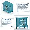 2Pcs 2 Styles Plastic Cabinet DIY-GO0002-36-3