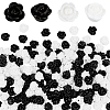160Pcs 2 Colors Opaque Resin Beads CRES-PH0001-23-1