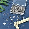 104Pcs 26 Styles Letter A~Z 304 Stainless Steel Alphabet Letter Charms STAS-FS0001-67-8