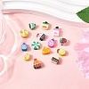 100Pcs 5 Styles Handmade Polymer Clay Beads CLAY-FP0001-16-5