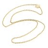 2MM 304 Stainless Steel Cable Chain Necklaces for Men Women NJEW-G160-05G-01-4