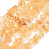 Natural Citrine(Heated) Beads Strands G-K400-A01-8x10-2